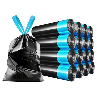 抽绳垃圾袋加厚黑色大号特厚