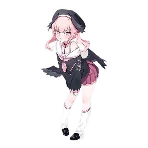 《蔚蓝档案》下江小春cos服 落肩水手服套装