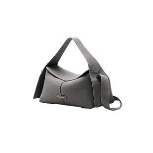 Songmont山下有松小号挂耳屋檐包女头层牛皮通勤手提斜挎hobo包