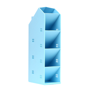 晨光斜插式笔筒收纳盒北欧个性简约大容量多功能笔盒笔架儿童少女ins学生桌面笔桶五格笔插创意文具办公用品