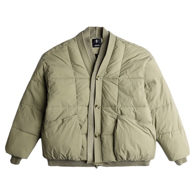 AOGZ新中式道袍棉服男女冬季2025新款防寒棉袄假两件情侣加厚外套