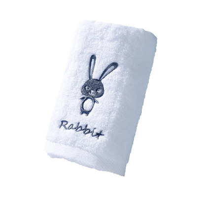 卯兔洗脸帕绿色风纯棉情侣