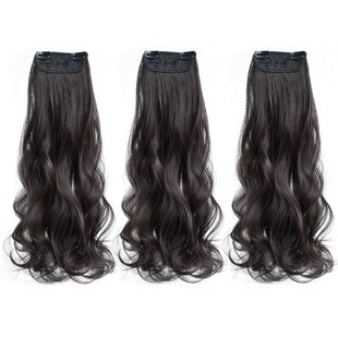 卷发假发女长发夏轻薄假发片三片式大波浪发片发量增多神器假头发