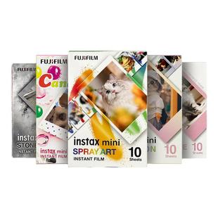 Fujifilm/富士拍立得mini相纸instax mini11/7+/90/mini12/40/Link2打印机相片胶卷相机卡通胶片花边10张