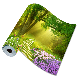 墙画自粘贴画墙纸风景画墙贴大自然贴纸卧室电视背景墙装饰画壁纸