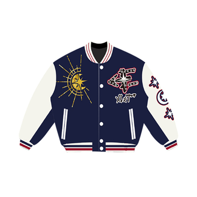 【罗言同款】巡演棒球服夹克2025春秋季新款男女同款美式外套