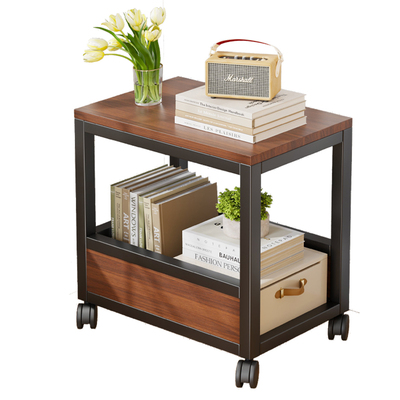 桌边置物架书籍收纳桌