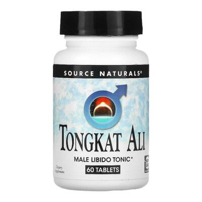 香港直发source Naturals东革阿里提取物提高耐力60片调节膳食