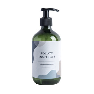 可定制民宿酒店北欧ins乳液按压式分装瓶子大容量洗发水沐浴露瓶