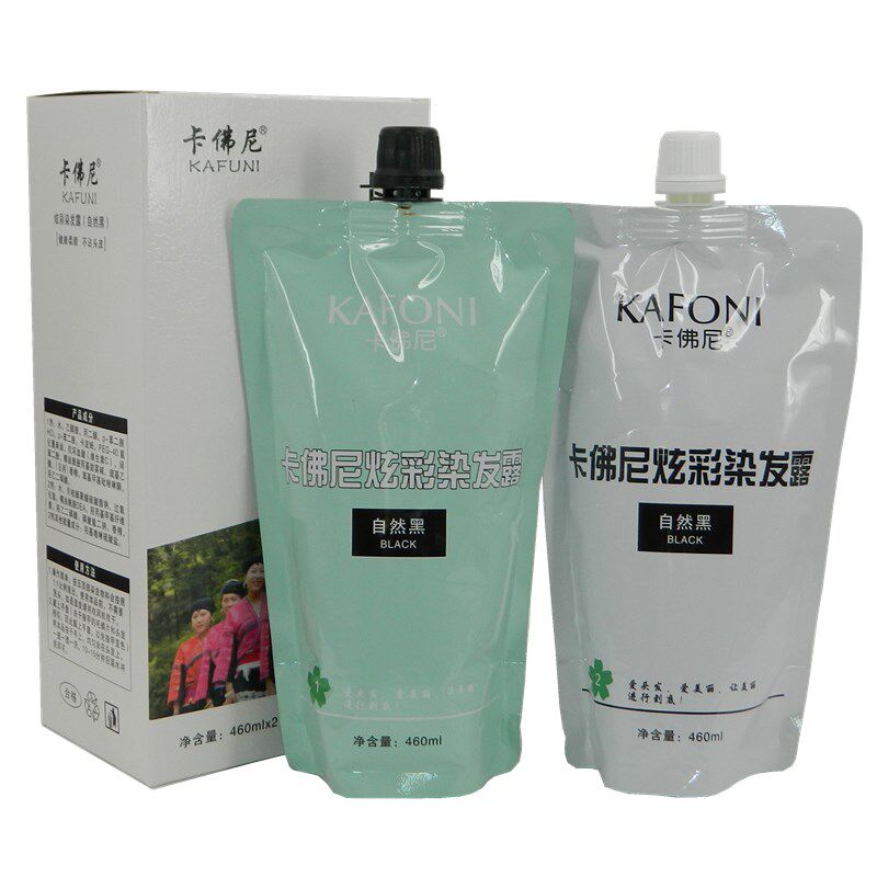 美诺丝淘米水香水黑发霜黑发剂染发剂染发霜黑油黑亮素天然植物
