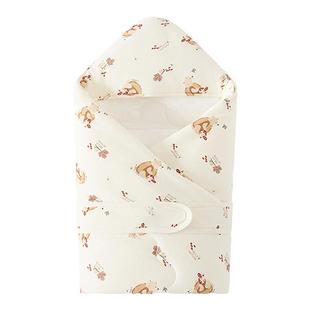 童泰新生婴儿包被秋冬纯棉0-6月初生宝宝加厚棉抱被满月百天抱毯