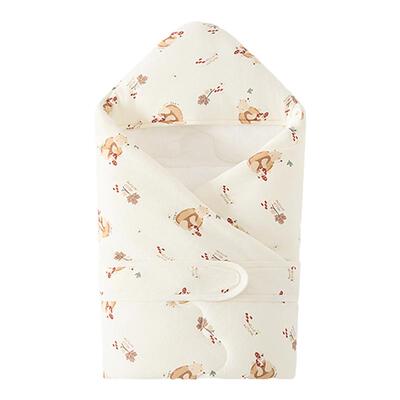 童泰婴儿抱被宝宝纯棉加厚棉抱被