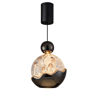 雪山卧室床头吊灯高级感轻奢手扫可升降主卧玄关装饰氛围小吊灯