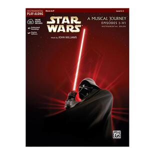 Star Wars Instrumental Solos Movies I-VI Alfred原版乐谱书 00-32116