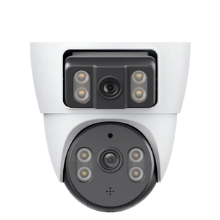 米家APP监控xiaovv摄像头双目双画面360看店家用无线WiFi夜视全彩