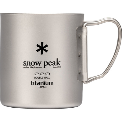 snowpeak雪峰钛金属双层咖啡钛杯