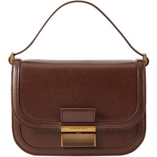 [新年礼物]CHARLES&KEITH豆腐包CK2-80782444复古金属扣腋下包女