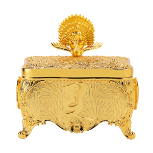 原装正品李居明九运吉祥物[孔雀明王大财箱]摆件九运家居客厅摆设