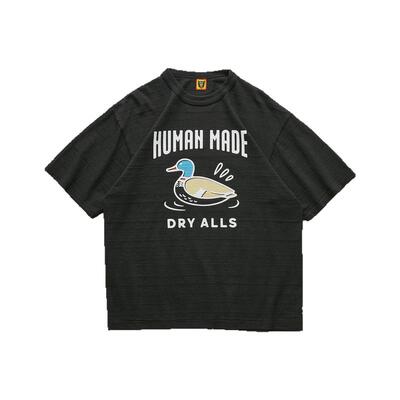 HUMANMADE鸭子图案竹节棉短袖