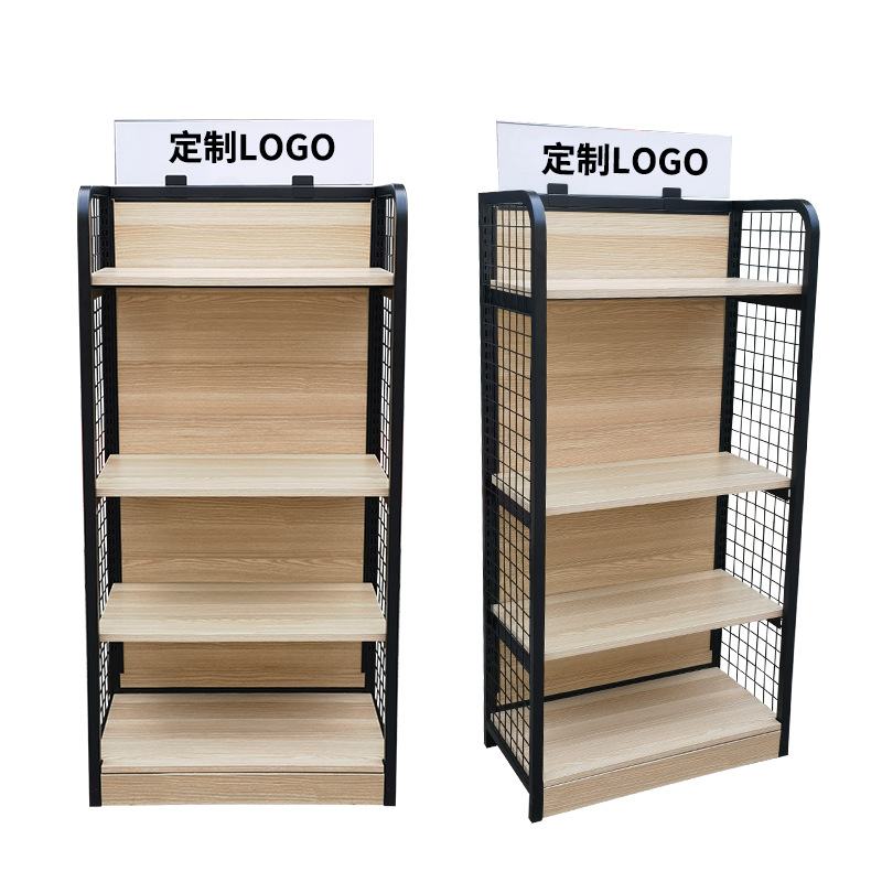 便利店展示架单面文具店置物架商可广告移动展示架超市货架超商品