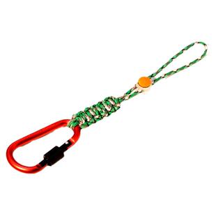 便携式水壶挂绳登山背包EDC快挂扣伞绳编制户外水瓶扣金属挂钩