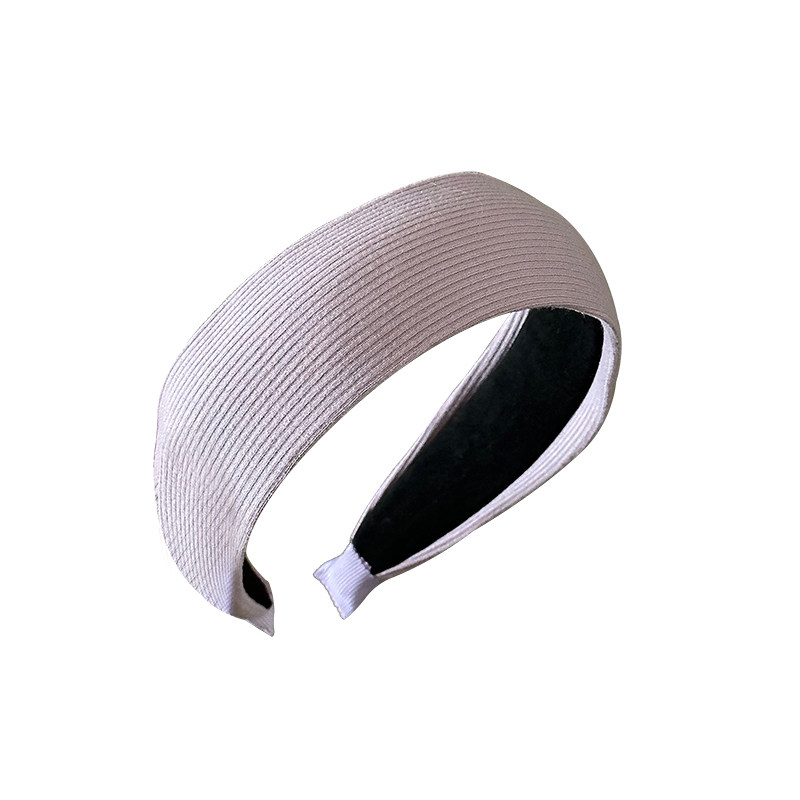 强推搭配款！简约纯色针织发箍女秋冬宽边压发高级感百搭洗脸头箍