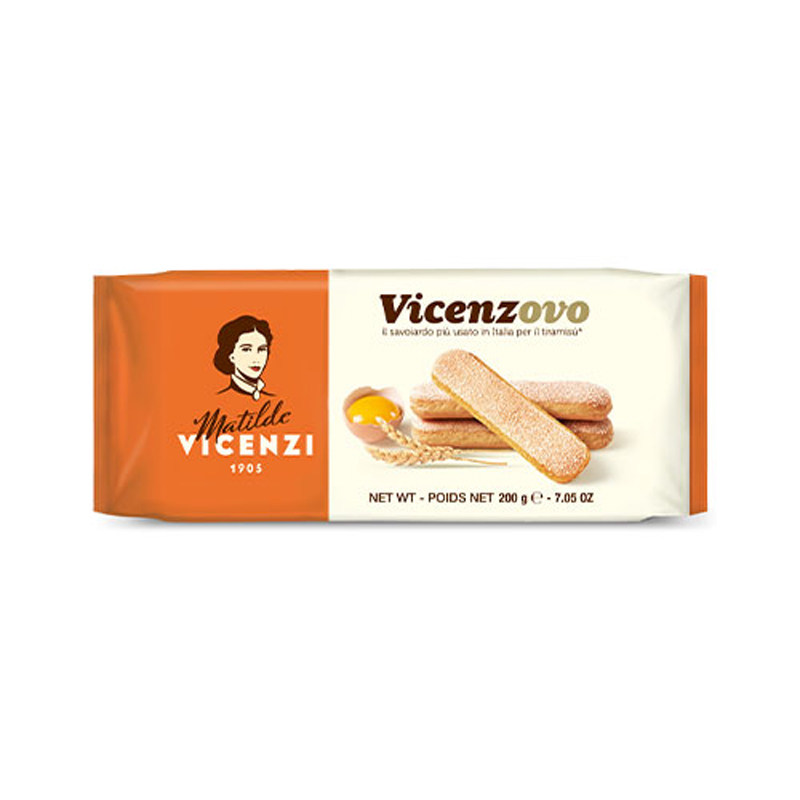 意大利进口Vicenzi维西尼手指饼干提拉米苏千层蛋糕装饰烘焙材料