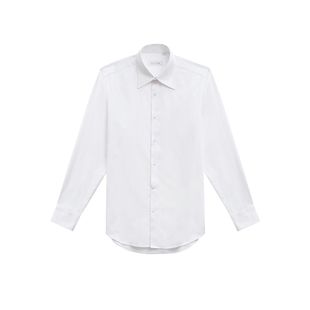 【柔软亲肤抗皱面料】CULTUM标准领白衬衫男长袖商务西装上班衬衣