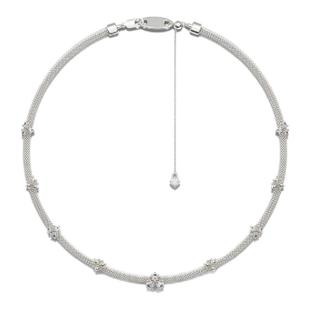 TOGGLER 法式碎花系列 蕾丝镶石轻奢镀金设计短项链chocker可调节