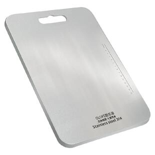 欧乐菲304 不锈钢菜板防霉切菜家用双面加厚防滑切菜案板面板砧板