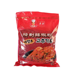 英潮辣椒碎1kg 韩式料理泡菜辣椒面烧烤料微辣中粗细上色用辣椒粉