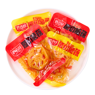 脆莲藕片香辣味黑鸭味下酒菜下饭菜麻辣素食休闲解馋小吃零食品