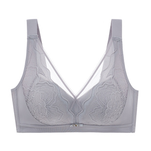 【舒适包容有型】依曼丽背心式睡眠文胸罩蕾丝无钢圈强包裹内衣女
