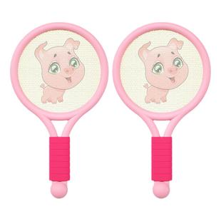 儿童羽毛球拍亲子互动男女孩运动球拍套装2-3岁4宝宝室内网球玩具