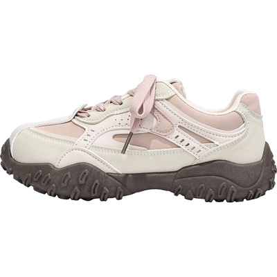 人本加绒登山鞋女款2025秋冬新款保暖百搭德训休闲鞋子爆款运动鞋