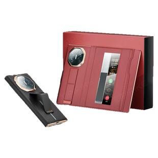【官方正品】皮皮壳适用华为MateXTs非凡大师手机壳新款xts三折叠真皮腕带全包防摔智能视窗支架皮套男女商务