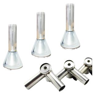 蚊帐三通接头配件不锈钢加厚压脚板三接头加长接口支架三角通拉链