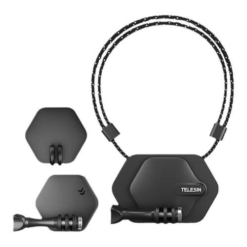 泰迅适用gopro13/12/11 10 9 8胸前快拆磁吸支架运动相机配件大疆Action5pro insta360 x5x4挂脖户外拍摄神器