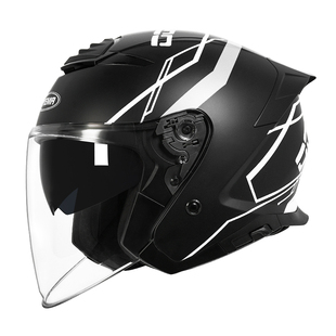 野马3C认证电动摩托车头盔男女冬季全盔踏板4分之三机车四季半盔