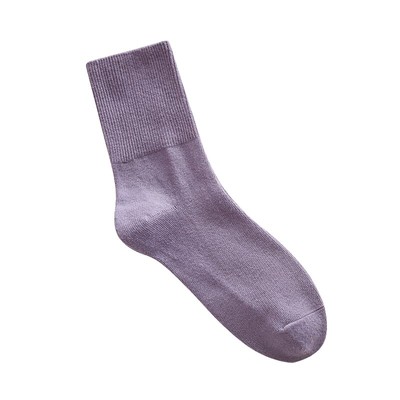 宽松口袜子纯棉厂家直销防裂男女