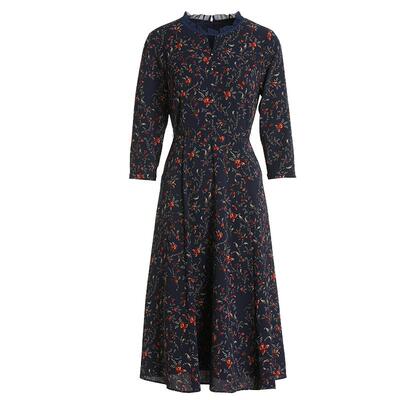 乔万尼气质印花中长裙商场同款连衣裙气质精致高级显瘦款EI3E133