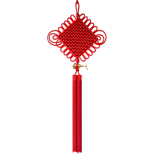 新款中国结挂件客厅大号绳编玄关电视背景墙中式装饰乔迁送礼春节