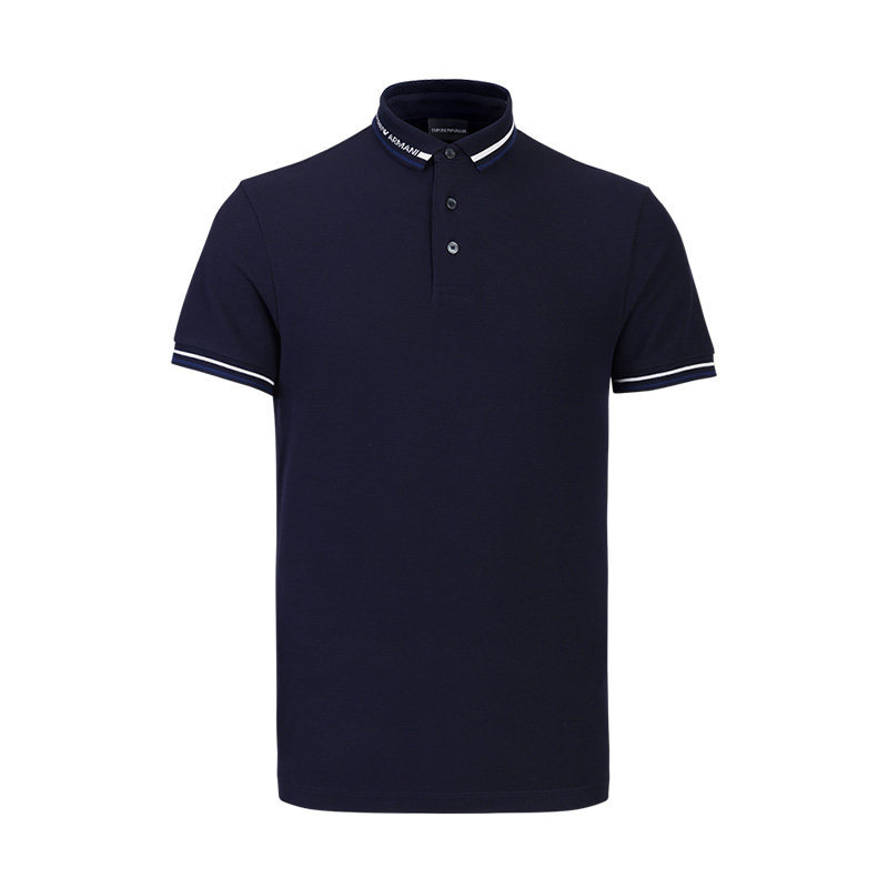 【自营】EMPORIO ARMANI/阿玛尼男士polo衫商务休闲气质短袖t恤
