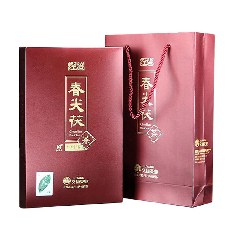 富硒黑茶安化久扬春尖料金花1kg