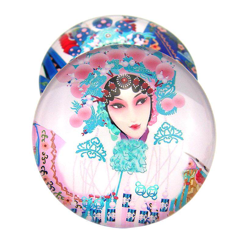 圆形水晶玻璃彩印冰箱贴磁力照片订做景区幼儿园班级毕业纪念礼品