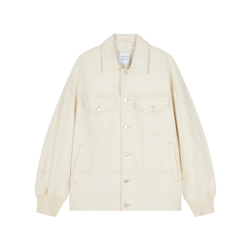 【Neil Barrett联名】速写男装春秋新款牛仔夹克复古街头潮流外套