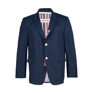 Thom Browne汤姆布朗男单排扣露腕衣袖西装男士2025秋冬新款推选