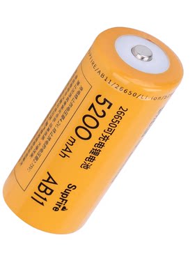 神火强光手电筒26650专用锂电池
