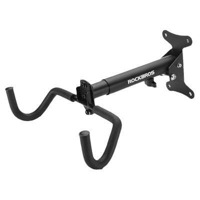 洛克兄弟壁挂停车架伸缩收纳上墙