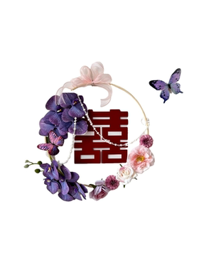 结婚房门装饰仿真角花套装